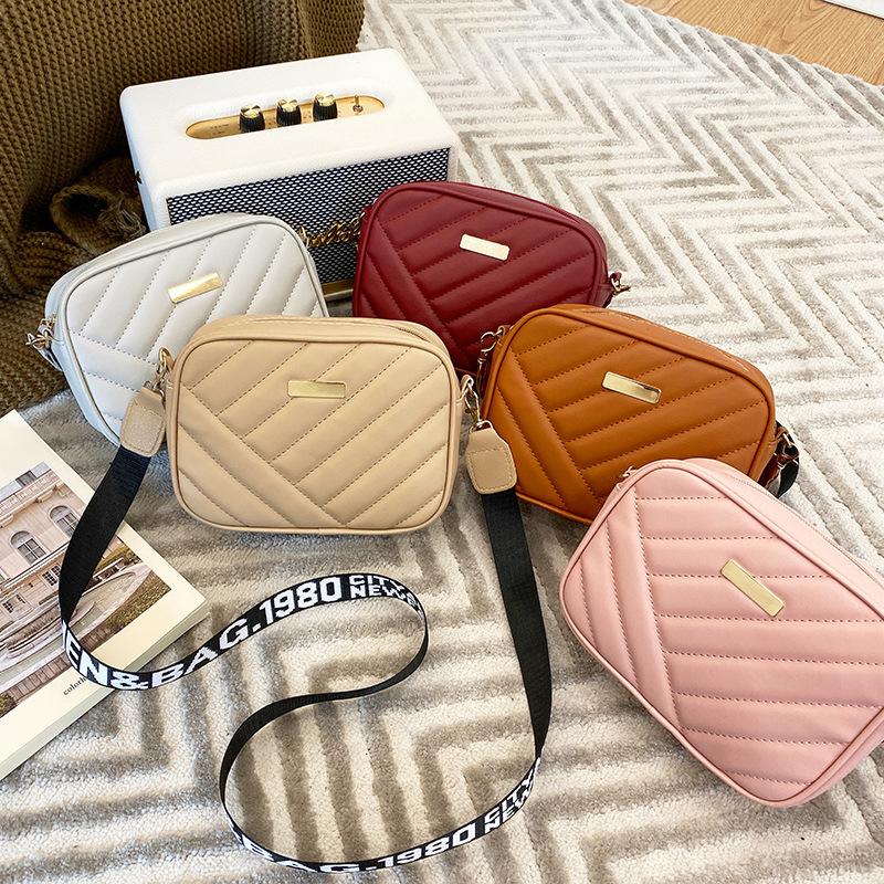 Roller Camera Bag Ladies Bag Diamond Messenger Bag Women's New Storage Bag Shoulder Mobile Phone Bag