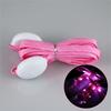 LED Sport Shoe Laces Luminous Shoelaces Glow Shoe Strings Round Flash Light Battery Shoelaces No Tie Lazy Shoe Laces Party Decor