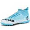 Heren Hoge Sok Mond Voetbalschoenen Rubber Korte Noppen Jeugd Sportschoenen Voetbal Trainingsschoenen Kunst Make-up Gazon Kinder Voetbalschoenen