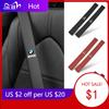 2025 Hot Car Seat Belt Shoulder Pad Extended Leather Safety Belt Protection Cover For E90 E60 E46 E39 F30 F10 E87 X3 X4 X5 G