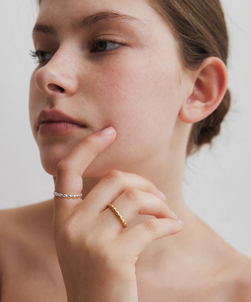 Tatiana (Silver 925) Volume Egg Line Ring Cr1832