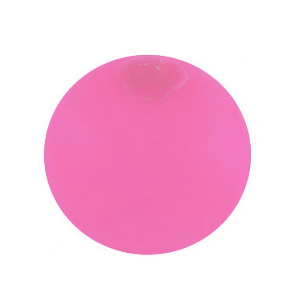 Anti-Stress Cute Ball Frosted Transparent Stress Easing Flexible Funny Decompression Vent Bouncy Ball Toy For Kids Adults Children's Birthday Gift