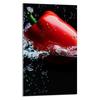 GLASS CUTTING BOARD 30x52 Pepper