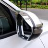 For Hyundai Santa Cruz -2025 Chrome Rain Eyebrow Rearview Mirror Frame