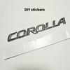 3D Metal Toyota Corolla Emblem Badge For Toyota Corolla Cross Rear Trunk Logo Car Stickers Accessory ZU4