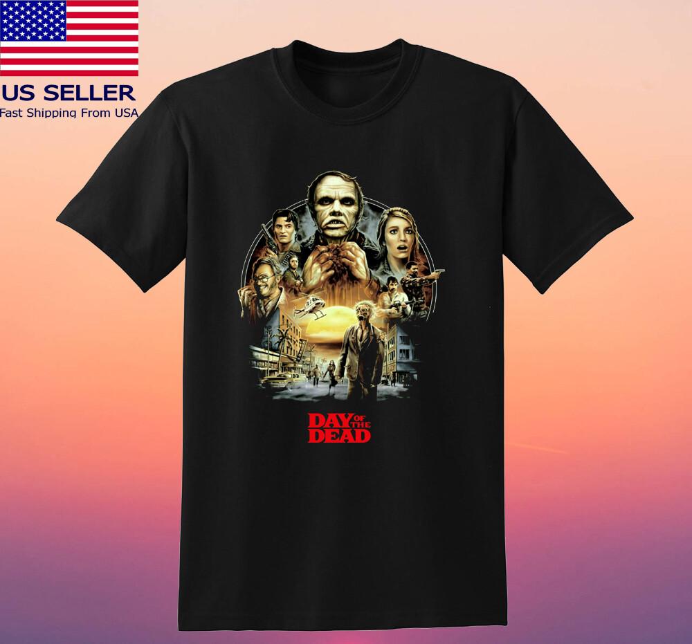 Day of the Dead Zombie Horror Movie Poster T-shirt