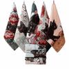 Cute 34x40cm Large Hand Towel Cat Pattern 4 Layer Cotton Gauze Kitchen Towel Decorative Quick Dry Tea Towel Home Restaurant