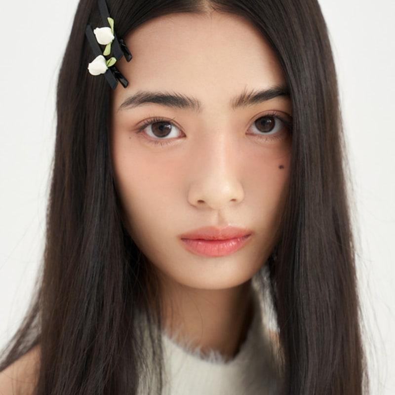 FANTASTIC PLANET [2SET] Rose Bud Hair Pin (4colors)