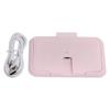 Scaldasalviette umide USB a temperatura costante portatile scalda salviette per bambini per casa auto esterno rosa