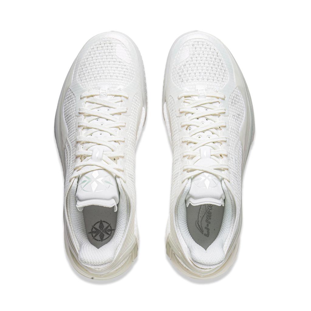 Li Ning Blade 4 V2 Cushioning Slip Resistant Support Lightweight Rebound Low top Basketball Shoes Men's White ABAU037-17