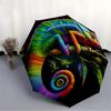 1pc Chameleon Colors Automatic Folding Umbrella, Lightweight Retractable Compact Travel Umbrella, 8-Rib Sturdy Frame, Fine Outdoor Umbrella055