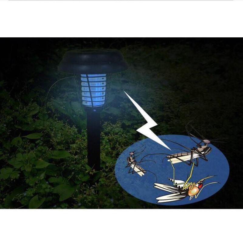 Solar Mosquito Killer Lantern Garden Outdoor Ip55 Waterproof Led Insect Trap For Yard And Patio