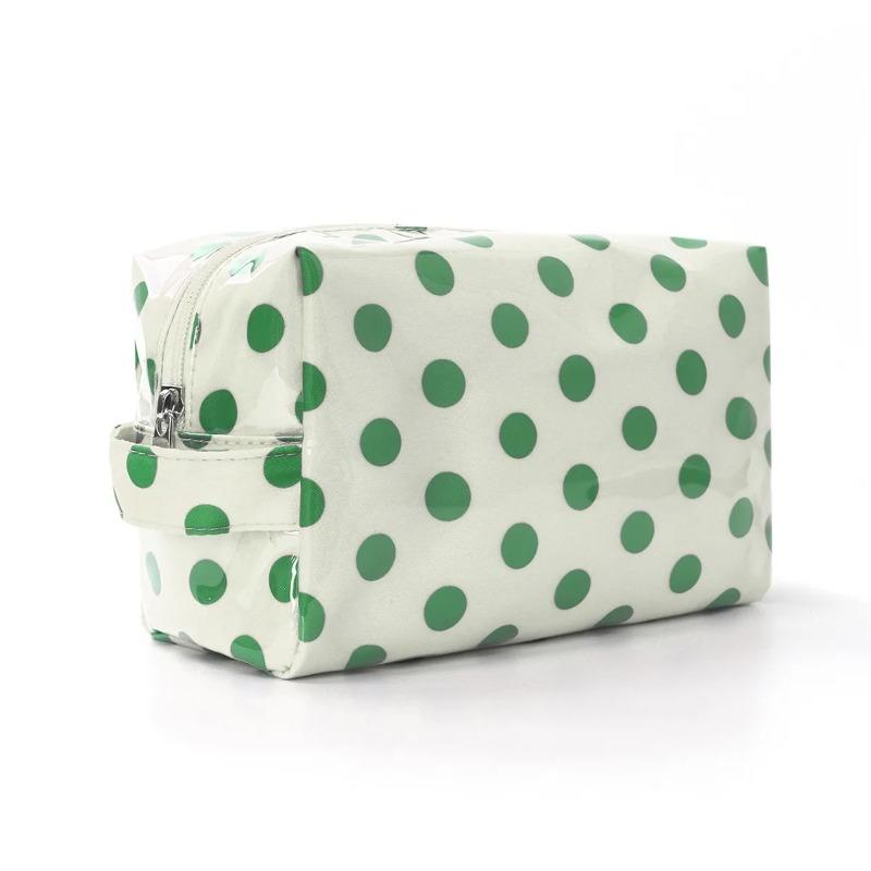 Large Striped Wash Cosmetic Bag for Women Portable Zipper Makeup Bag Large Capacity Toiletry Storage Organizer Pouch Bags