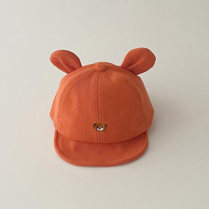 Casquette de Baseball Ours de Dessin Animé pour Bébés et Tout-Petits - Coton Respirant avec Protection Solaire