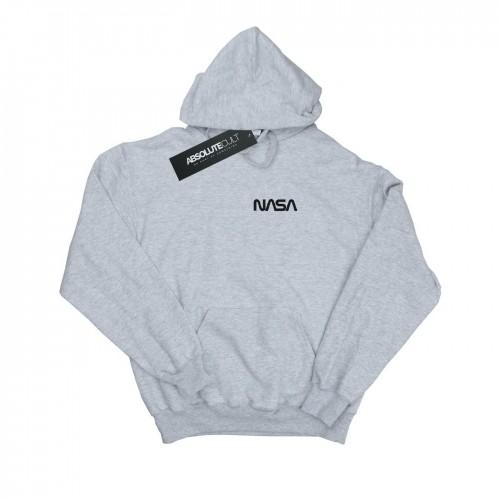 NASA Mens Modern Logo Chest Hoodie