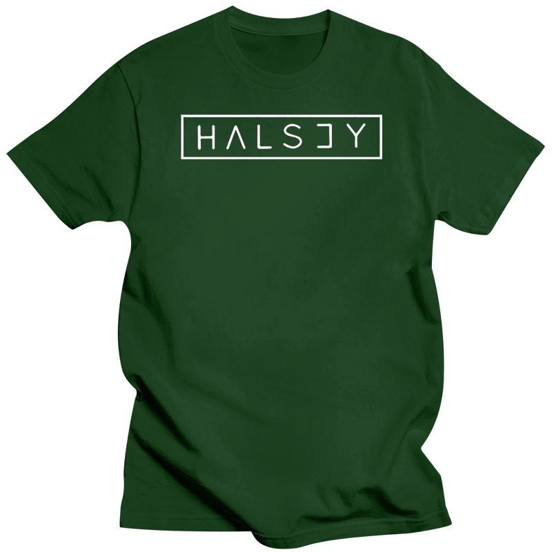 Halsey letter Print t-shirt casual top tee Halsey t-shirt Cotton short sleeve T-shirt High quality printing Tshirt