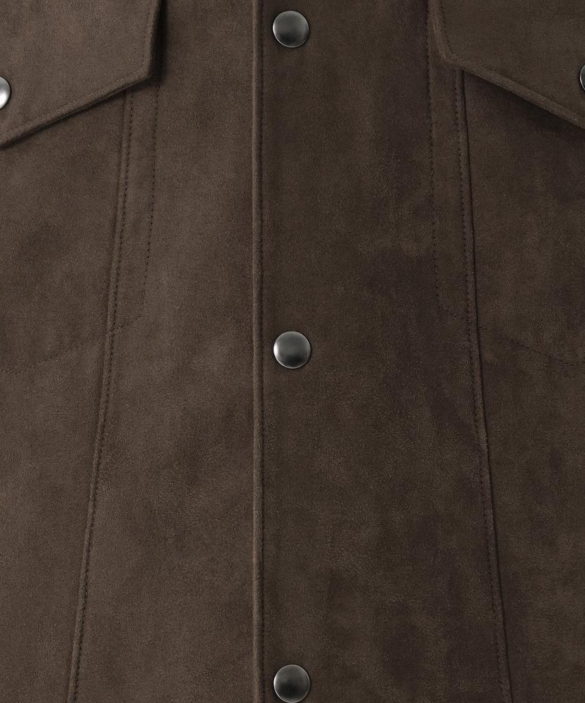 Musinsa Standard Synthetic Suede Trucker Jacket [Brown]