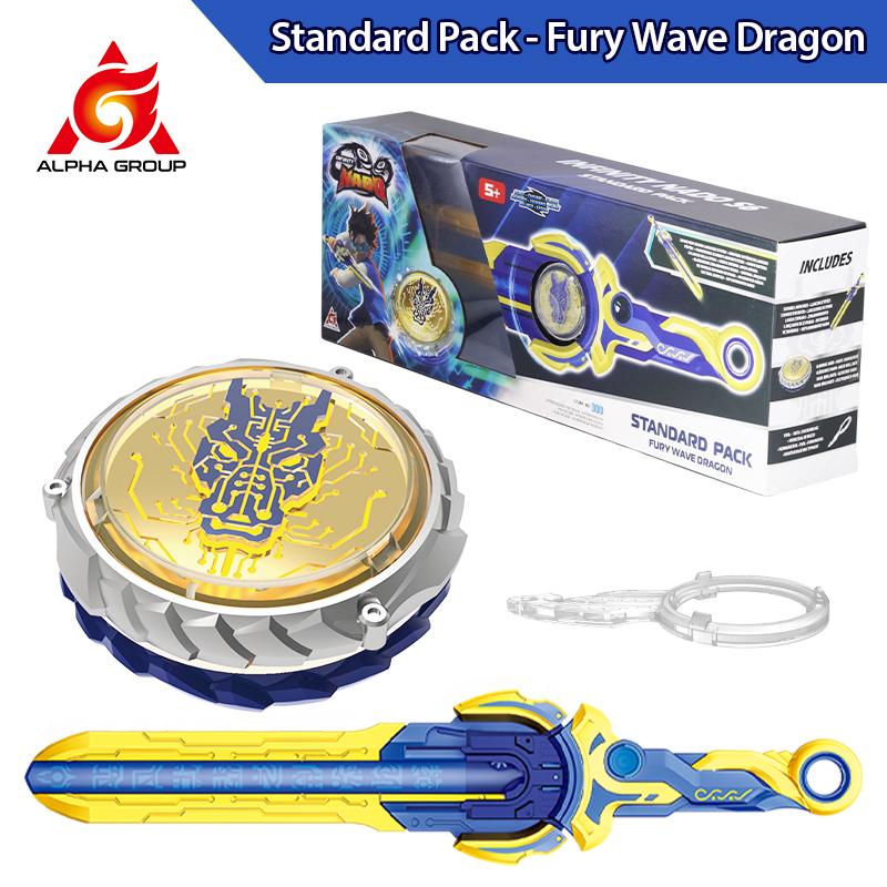 Infinity Nado 6 Power Pack - Spirit Wind Panda Upgraded Metal Spinning Top Gyro ,39cm Sword Launcher Kid Toy Birthday Gift