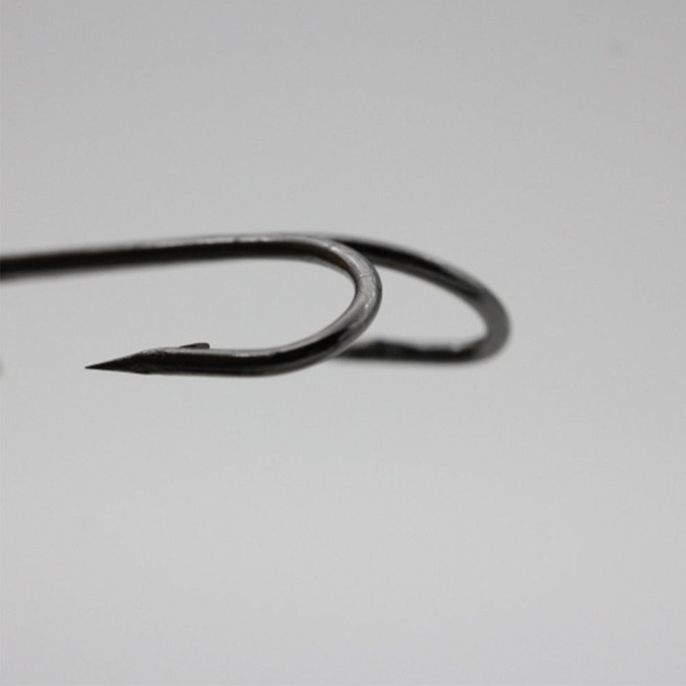 Perforated Durable Head Size 1 2 4 6 8 Double Fishing Hook Fly Tying Fish Bait Jig Bass Fishook
