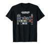 Camiseta Tabela Periódica de Blocos do Minecraft