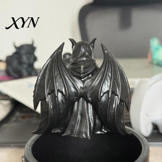 Gothic Bookshelf Accessory Halloween Reading Book Skeleton Figurine, Spooky Devil Resin Sculpture, Decor Black Robe Grim Reaper Statue for Home Office