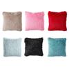 Luxurious Double Sided Faux Furs Throw Pillow Case Soft Fuzzy Plush Square Cushion Cover Durable Home Sofa Couch Decors