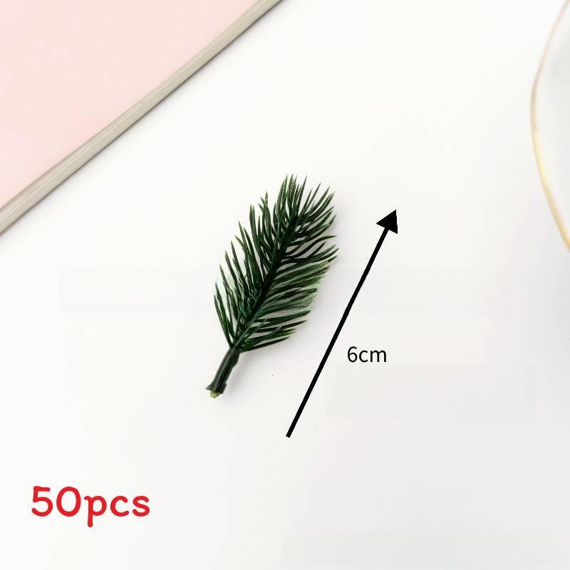 Plantă cu Ace de Pin Artificiale Pentru Decorațiuni de Crăciun Și Aranjamente Florale DIY
