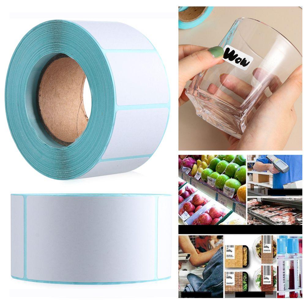 Hot Sale Print Supplies Supermarket Price Adhesive Paper Waterproof Thermal Sticker Package Label