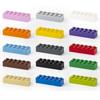 Non-Toxic 200Pcs 2X6 Dot Bulk Building Blocks Thick Figures Bricks Educational Creative Size Compatible With 2456 Plastic Toy For Children