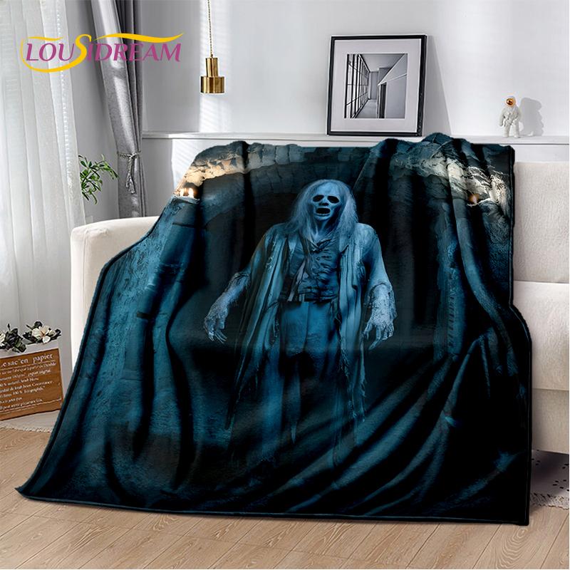 20 Style Gothic Horror Character Skull Ghost Spirit Soft Blanket,Soft Throw Blanket for Home Bedroom Bed Sofa Picnic Travel Gift