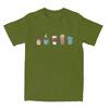 Μπλουζάκια Ρούχα Νεωτερικά T-Shirts Κλασικά Ρούχα για Άνδρες Γυναίκες Λάτρεις του Καφέ