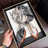 Fashion Luxury Brand 70cm Silk Feel Square Scarf Women Neck Tie Female Hair Bandana Headkerchief Shawl Wrap Hijab Echarpe
