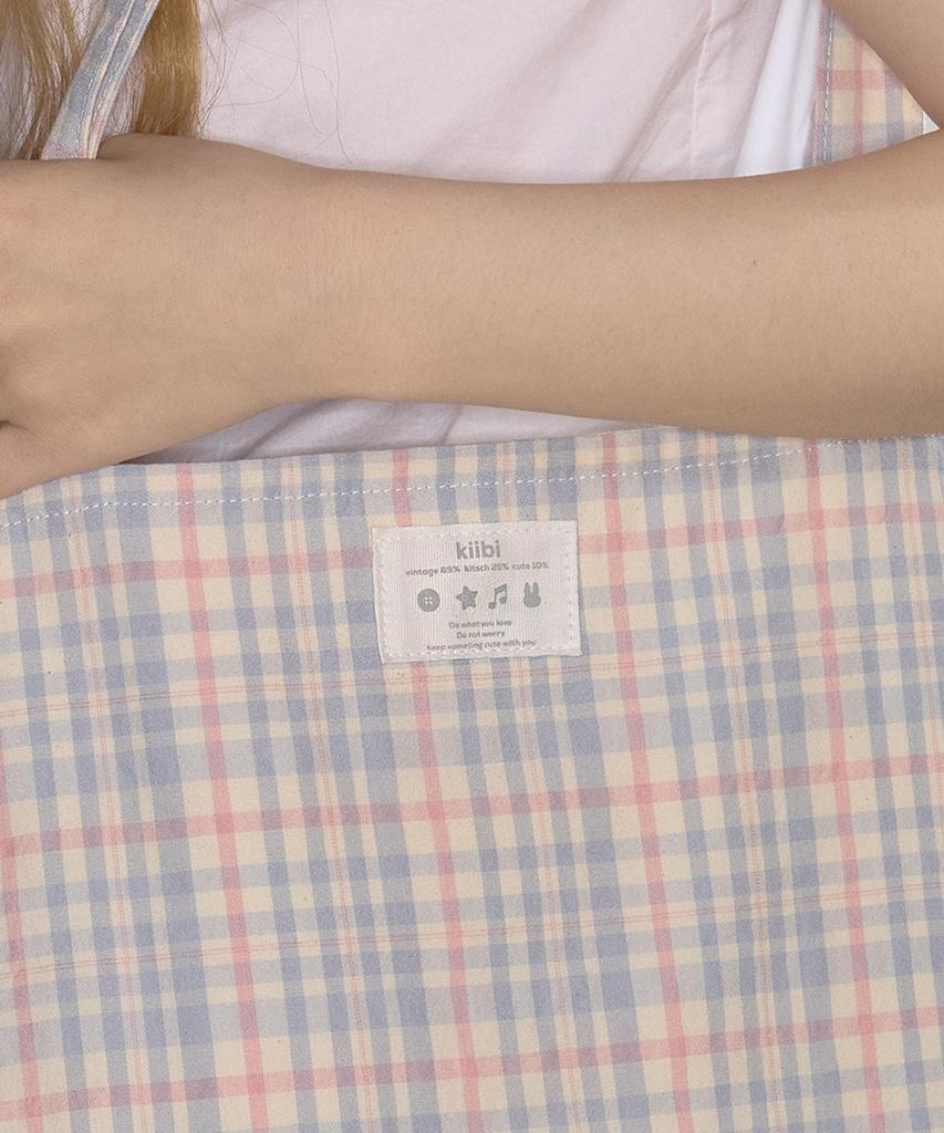 Kiibi Summer Check Shoulder Bag Blue
