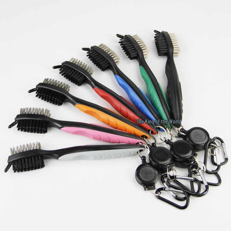Cleaning Doublesided Golf Brush Multifunction 8 Colors Available