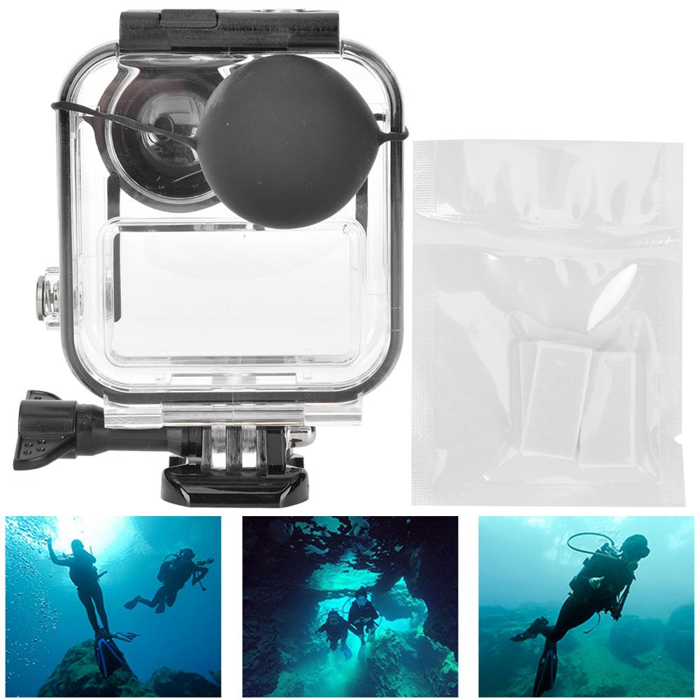 20m Tiefe Wasserdichtes Berührbares Verstellbares Gehäuse Schutzhülle Tauchzubehör für GoPro MAX Panorama-Actionkamera