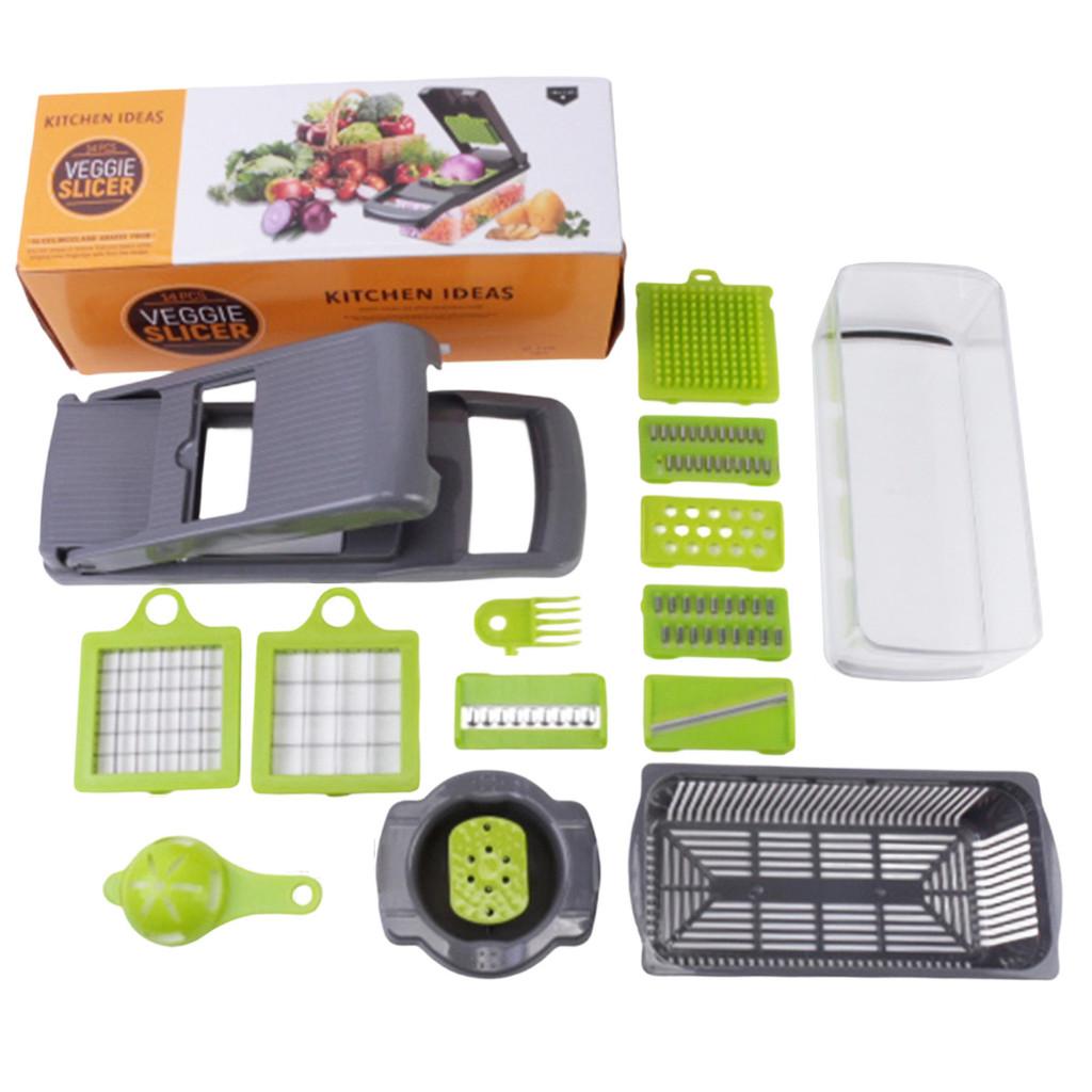 Multifunction Vegetable Chopper With Stainless Steel Blades For Home Cooking And Gift Use