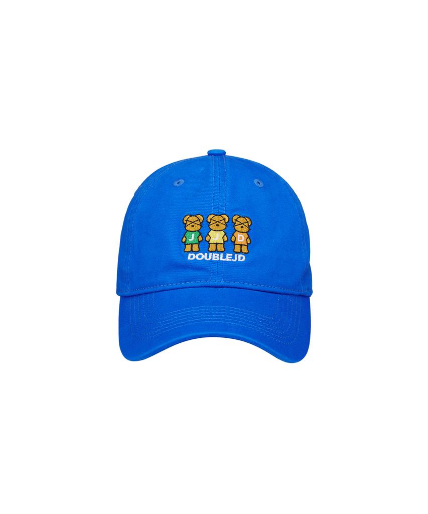 DOUBLE JD Triple Bear Ball Cap (Blue)