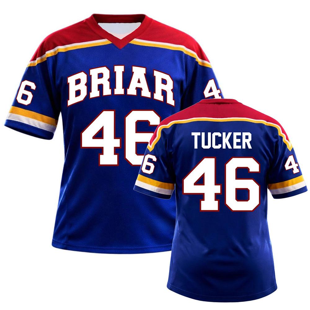 Men Clothing Off Campus T-shirt Briar University Jersey Graham 44 22 DI LAURENTIS 66 Tucker46 Tee V-neck Short Sleeve Soft T-shirt
