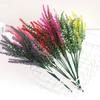 Simulated 5-Pronged Lavender, Artificial Fake Bouquet Simulated Plant Potted Plants For Home Garden Decoration