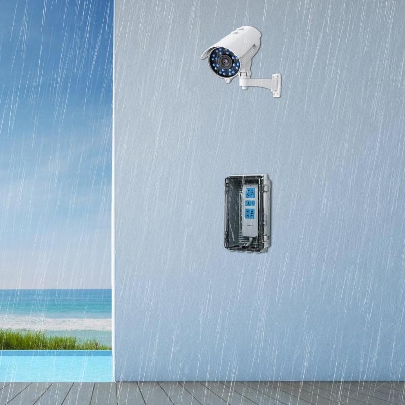 Cutie Electrică Industrială Practică Impermeabilă Cu Blocare Și Set de Accesorii Pentru Montare pe Perete pentru Aplicații Exterioare