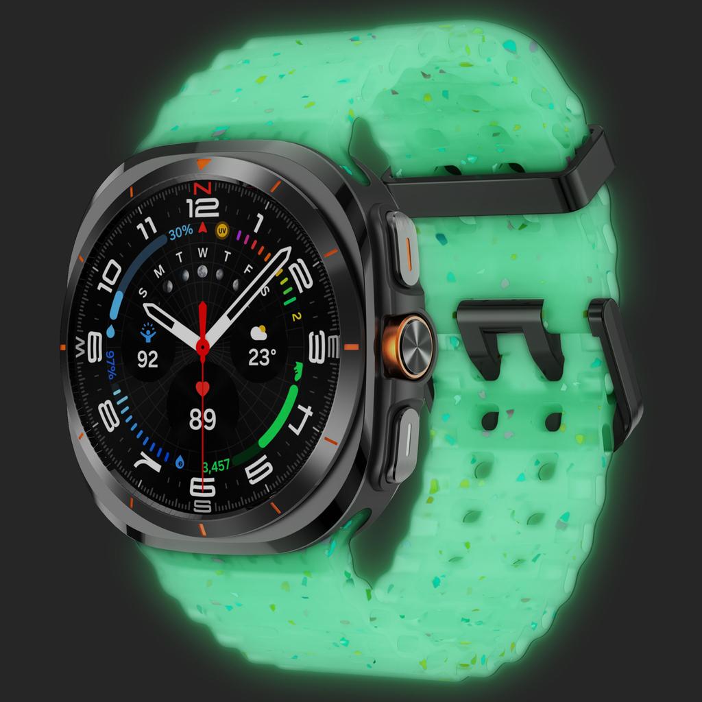 Silicone Breathable Strap For Samsung Galaxy Watch Ultra 47mm Marine Wristband Bracelet Galaxy Watch Ultra(2025) 47mm  Watchband