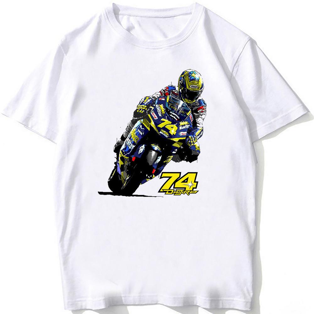 Gp Daijiro Kato 74 Riding Tshirt New Summer Unisex Short Sleeve Moto Sport Boy Casual White Tops Motorcycle Rider Tees