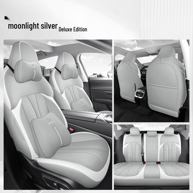 DJGY XPeng P7 Car Seat Cushion Cover - Sport Leather, All-Season Pad