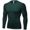 Entraînement serré pour hommes PRO sport fitness course à manches longues évacuant la transpiration chemise à manches longues à séchage rapide T-shirt vêtements YEL1019