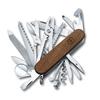VICTORINOX Swiss Champ Wood Swiss Army Knife Multifunctional Knife Disaster Prevention Goods Outdoor Camping Pliers Scissors with Loupe Swiss Made