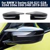 G30 G38 Bright Black Side Wing Rearview Mirror Cover Caps For BMW 2 3 4 5 7 Series G20 G21 G28 G22 G11 G12 G42 M4 Style LHD RHD