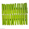 Mini Clothespins - - 3 Cm - Anise Green - 24 Pieces