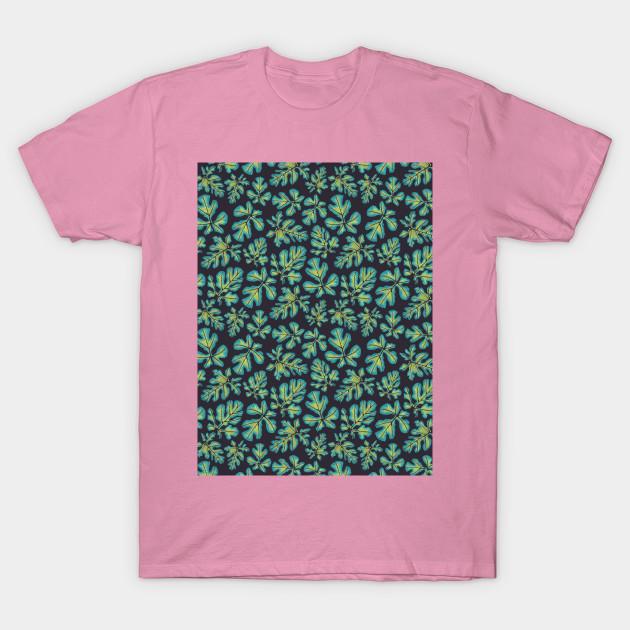 T Shirt Women Leaf Design Harajuku Print Kawaii Tshirt Summer Short Sleeve Female T-Shirt Top Tee