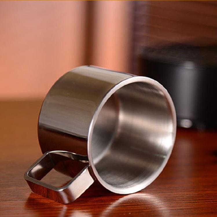 Double Walls Insulated Coffee Mugs with Saucer and Spoon for Home Hot Milk