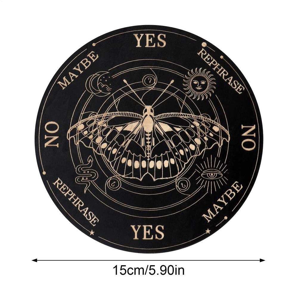 Spirit Board Wooden Decorative Message Planchette Boards With Letters Spirit Decorations Ouija Board Game For Themed
